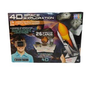 4D Space Exploration Augmented Reality Cards and Virtual Reality Headset NIP